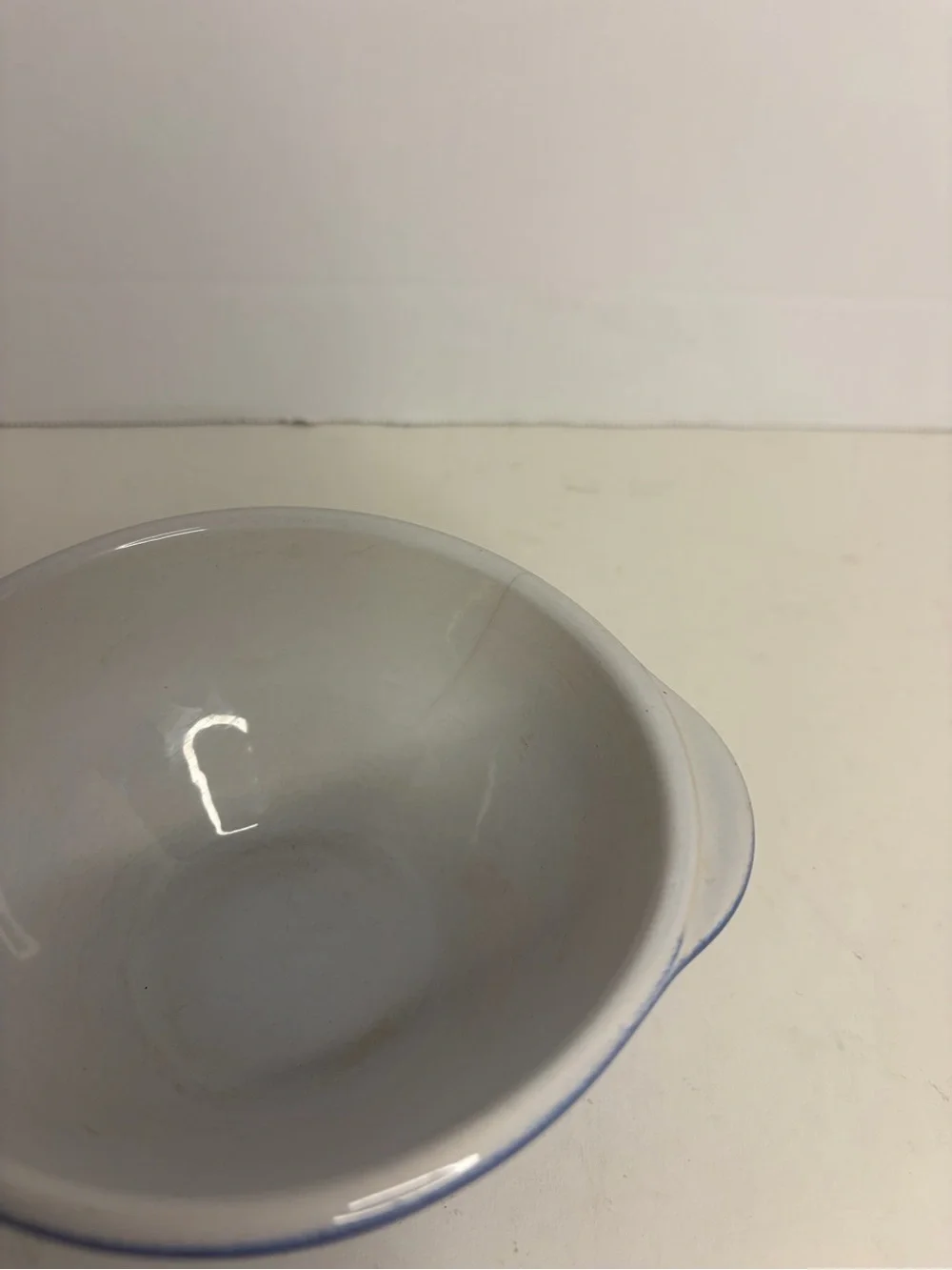 Emile Henry Lug Ear Ceramic Bowl Blue 2100 - Picture 5 of 5